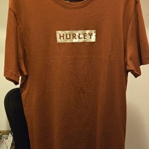 Hurley Men's Short Sleeve Tee in Rust